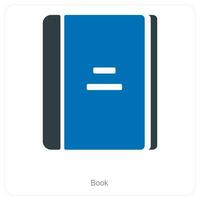 bok och studie ikon begrepp vektor