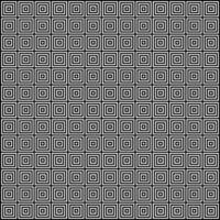 svart och vit optisk illusion fyrkant sömlös mönster. hipster stil fyrkantig bricka geometrisk bakgrund vektor illustration.