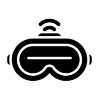 erweitert Wirklichkeit Headset Vektor Symbol