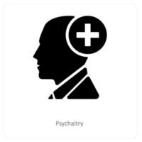 Psycharität und mental Gesundheit Symbol Konzept vektor