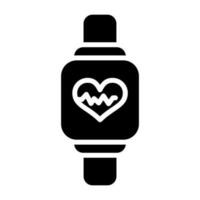 Fitness-Tracker-Vektorsymbol vektor