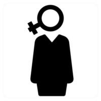 manlig och kön ikon begrepp vektor