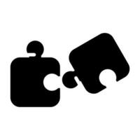 Puzzle Puzzle Vektor Symbol