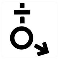 kön och symbol ikon begrepp vektor