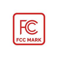 fcc förpackning mark ikon symbol vektor