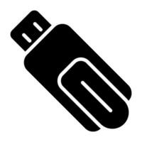 Vektorsymbol für USB-Flash-Laufwerk vektor