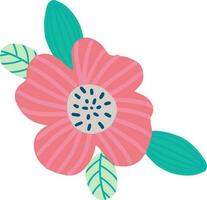 hell Blumen Clip Art isoliert vektor