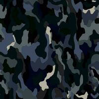 abstrakt einfarbig tarnen nahtlos Muster. Militär- camo endlos Hintergrund. vektor