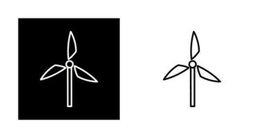 Symbol für Windmühlenvektor vektor