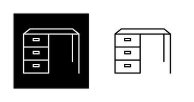 Arbeitstisch-Vektorsymbol vektor