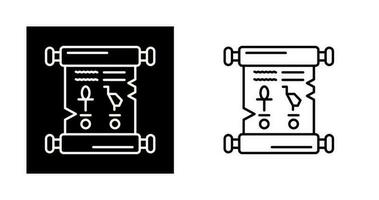 Papyrus-Vektor-Symbol vektor