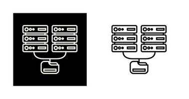 Datenbankvektorsymbol vektor