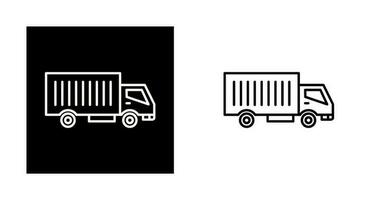 LKW-Vektorsymbol bewegen vektor