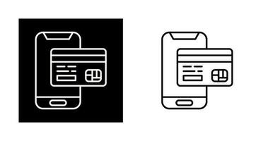Vektorsymbol für mobile Zahlungen vektor