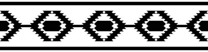 nahtlos geometrisch Grenze. polynesisch Handgelenk Tätowierungen schwarz Armband Muster. traditionell Maori Design zum Erstellen Vorlagen und Drucken Muster. vektor