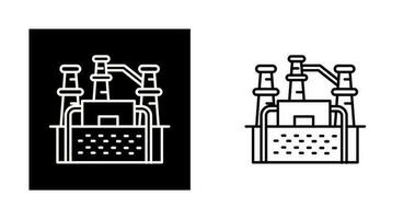 Vektorsymbol für geothermische Energie vektor