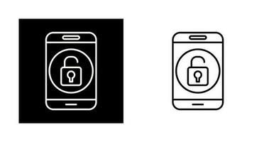Symbol für mobilen Vektor entsperren