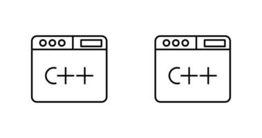 Vektorsymbol für Programmiersprache vektor