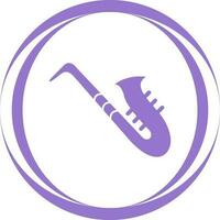 Saxophon-Vektorsymbol vektor