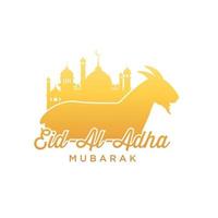 Eid al Adha Illustration Vektorgrafik von gut für den islamischen Tag, Eid Mubarak, Eid Fitr, Grußkarte, Hintergrund. eps 10 vektor