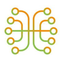 neural Netzwerke Vektor Symbol