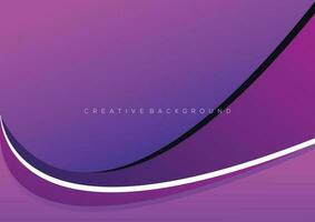 Gradient lila Welle Hintergrund abstrakt Design vektor