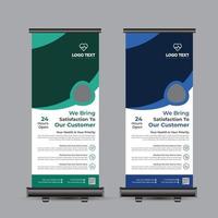 medizinisches Roll-up-Banner-Design vektor