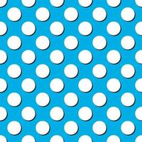 polka punkt sömlös mönster, ljus blå polka punkt vektor bakgrund.