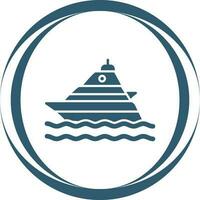 Yacht-Vektor-Symbol vektor