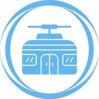 Seilbahn-Vektor-Symbol vektor