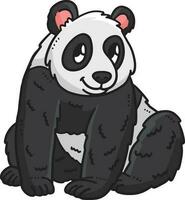 Baby Panda Karikatur farbig Clip Art Illustration vektor