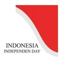 Unabhängigkeit Tag von Indonesien Vektor Design Vorlage