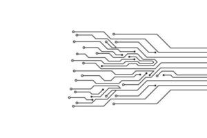 abstrakt Vektor hoch Technik Schaltkreis Tafel Technologie Hintergrund