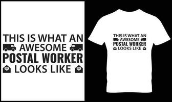 Sozial Arbeiter T-Shirt Design Vektor. vektor