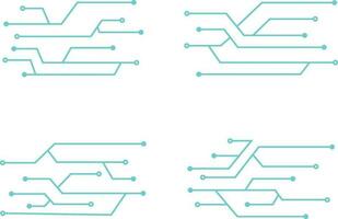 Technik Schaltkreis futuristisch Hintergrund. Technologie Verbindung Digital Daten und groß Daten konzept.vektor Profi vektor