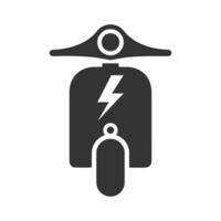 Vektor Illustration von elektrisch Motor- Symbol im dunkel Farbe und Weiß Hintergrund
