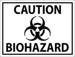 biohazard tecken, varning biohazard tecken vektor