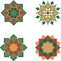 islamic geometrisk prydnad. symbol i dekorativ arabicum stil. utsmyckad dekoration för design dekoration bakgrunder.vektor proffs vektor