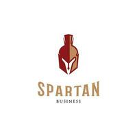 spartansk ikon logotyp design mall vektor