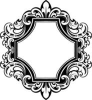 Ornament Muster Rahmen Linie Kunst vektor
