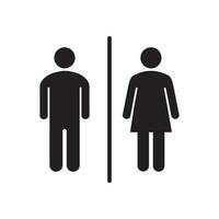 Toilette Symbol Vektor Design Illustration Toilette Zeichen