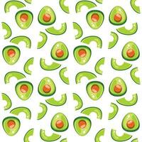 gesund Lebensmittel. Avocado drucken nahtlos Avocado Muster zum Textilien, Drucke, Kleidung, Decke, Banner, und mehr. vektor