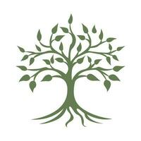 Baum Vektor Symbol Design. Natur Vektor Element Logo Design.