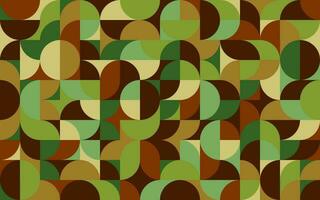 modern abstrakt cirkel platt memphis bakgrund. enkel grön geometrisk tapet. vektor