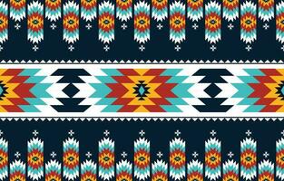 das geometrisch ethnisch Muster von traditionell Stil. Navajo, Amerika indisch Muster. Design zum Hintergrund, Hintergrund, Kleidung, Verpackung, Batik, Stoff, und Drucke. Vektor Illustration.