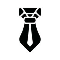 minimalistisk slips ikon piktogram stil vektor bild