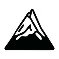 Berg Symbol Piktogramm vektor
