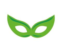mardi gras firande mask ikon vektor
