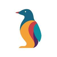 Pinguin Vögel Logo Illustration Vektor Design