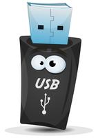 Pocket USB-Schlüsselzeichen vektor